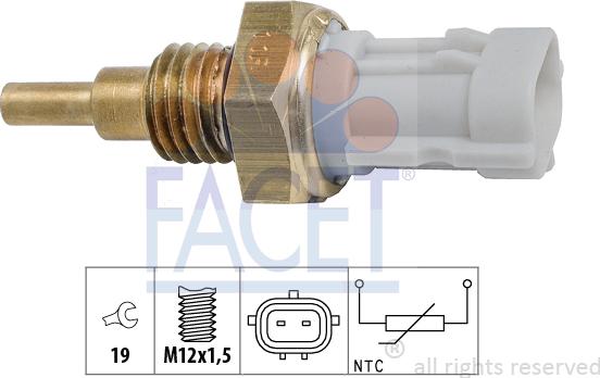 FACET 73.351 - Sensore, Temperatura olio autozon.pro