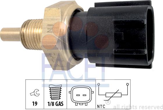 FACET 73.358 - Sensore, Temperatura olio autozon.pro