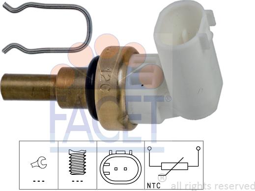 FACET 73.360 - Sensore, Temperatura refrigerante autozon.pro