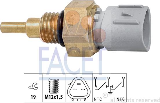 FACET 7.3368 - Sensore, Temperatura refrigerante autozon.pro