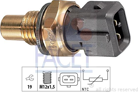 FACET 73.306 - Sensore, Temperatura olio autozon.pro