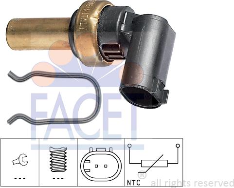 FACET 73.300 - Sensore, Temperatura olio autozon.pro