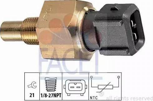 FACET 73.301 - Sensore, Temperatura refrigerante autozon.pro