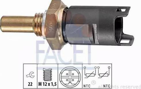 FACET 7.3315 - Sensore, Temperatura refrigerante autozon.pro