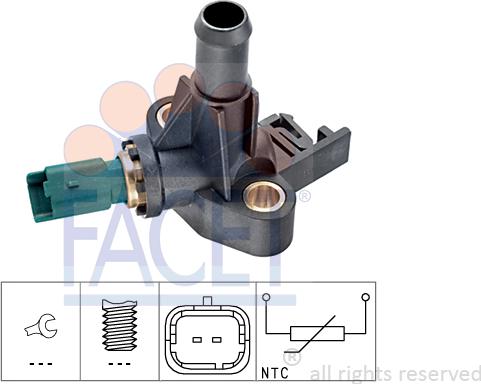 FACET 7.3318 - Sensore, Temperatura refrigerante autozon.pro