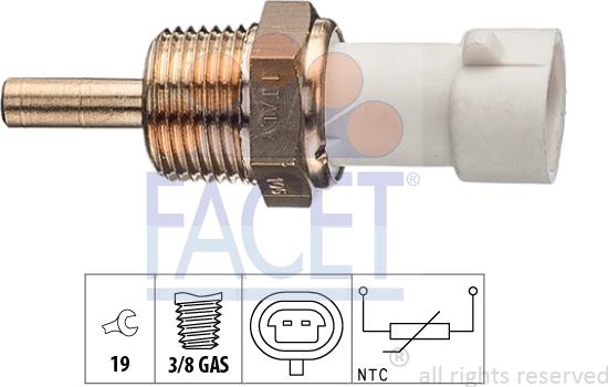 FACET 73.335 - Sensore, Temperatura refrigerante autozon.pro