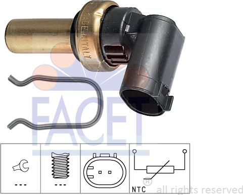 FACET 73.324 - Sensore, Temperatura refrigerante autozon.pro