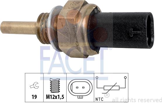 FACET 73.379 - Sensore, Temperatura refrigerante autozon.pro