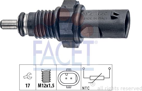 FACET 7.3375 - Sensore, Temperatura refrigerante autozon.pro