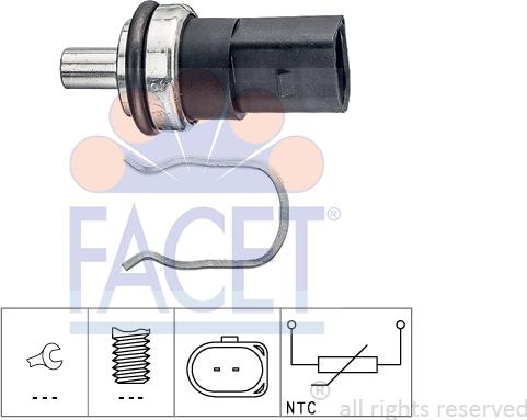 FACET 7.3376 - Sensore, Temperatura carburante autozon.pro