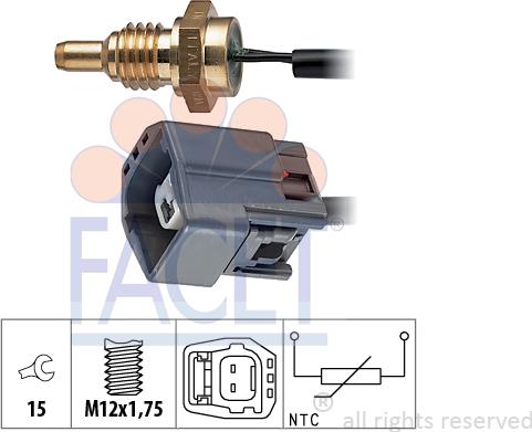 FACET 73.295 - Sensore, Temperatura refrigerante autozon.pro