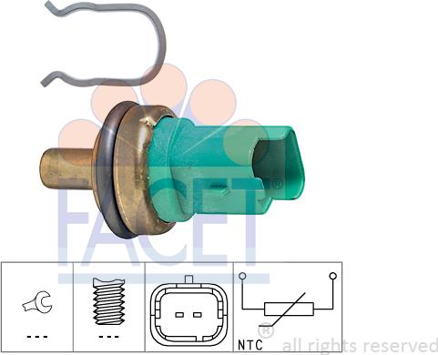 FACET 73.292 - Sensore, Temperatura olio autozon.pro