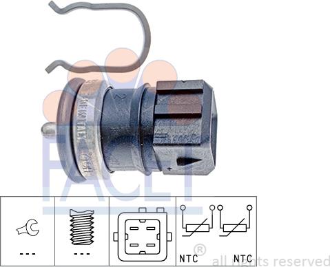 FACET 73.251 - Sensore, Temperatura refrigerante autozon.pro