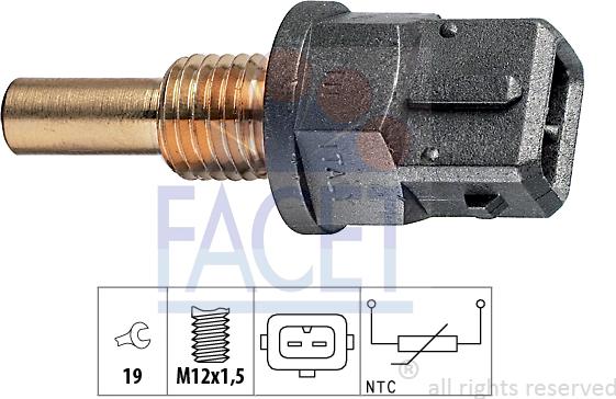 FACET 73.200 - Sensore, Temperatura refrigerante autozon.pro