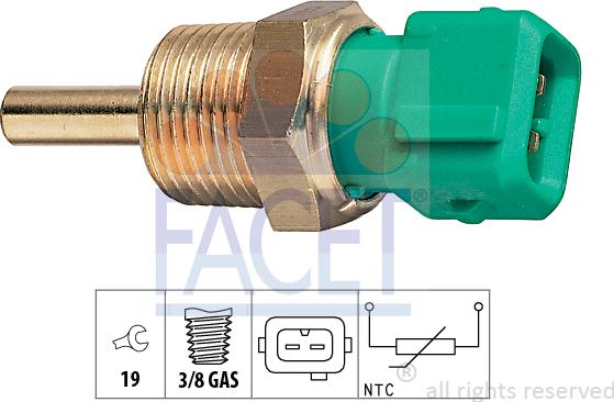 FACET 7.3212 - Sensore, Temperatura refrigerante autozon.pro