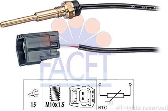 FACET 7.3289 - Sensore, Temperatura refrigerante autozon.pro