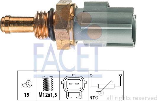 FACET 73.234 - Sensore, Temperatura olio autozon.pro