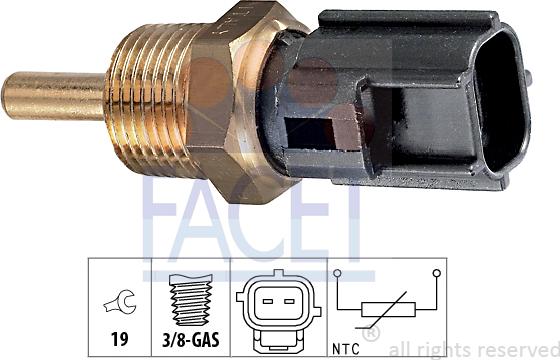 FACET 73.230 - Sensore, Temperatura refrigerante autozon.pro