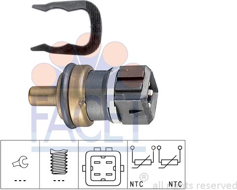 FACET 73.232 - Sensore, Temperatura refrigerante autozon.pro