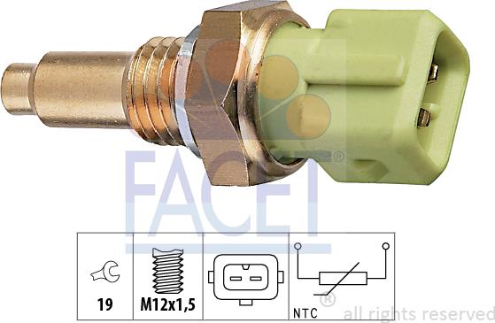 FACET 73.220 - Sensore, Temperatura refrigerante autozon.pro