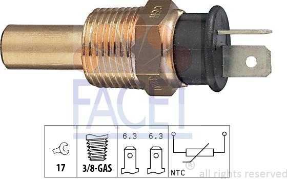 FACET 73.228 - Sensore, Temperatura refrigerante autozon.pro