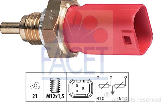 FACET 7.3271 - Sensore, Temperatura refrigerante autozon.pro