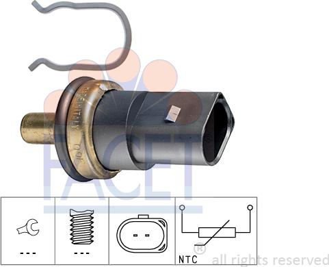 FACET 73.278 - Sensore, Temperatura refrigerante autozon.pro