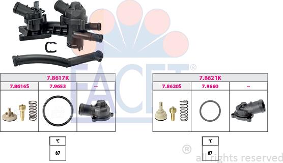 FACET 7.7955KK - Termostato, Refrigerante autozon.pro