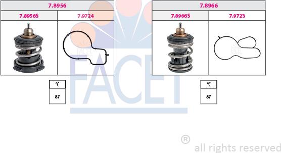 FACET 7.7985KK - Termostato, Refrigerante autozon.pro