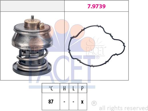 FACET 7.7976 - Termostato, Refrigerante autozon.pro