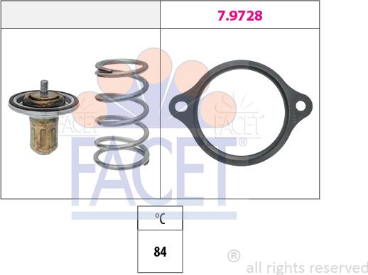 FACET 7.7970 - Termostato, Refrigerante autozon.pro