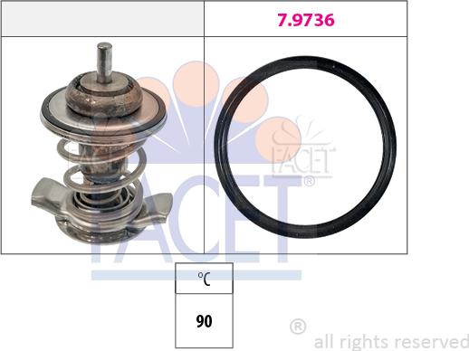 FACET 77.973 - Termostato, Refrigerante autozon.pro