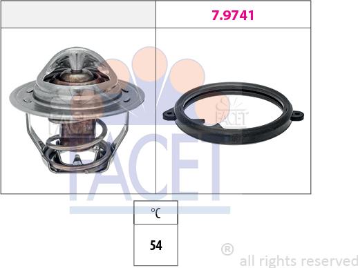 FACET 77.972 - Termostato, Refrigerante autozon.pro