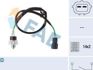 FAE 41281 - Interruttore, Luce di retromarcia autozon.pro
