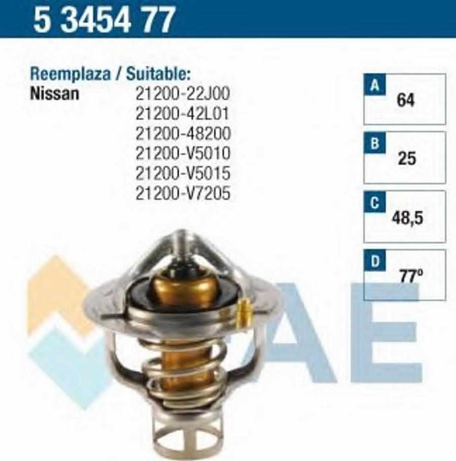 FAE 5345477 - Termostato, Refrigerante autozon.pro