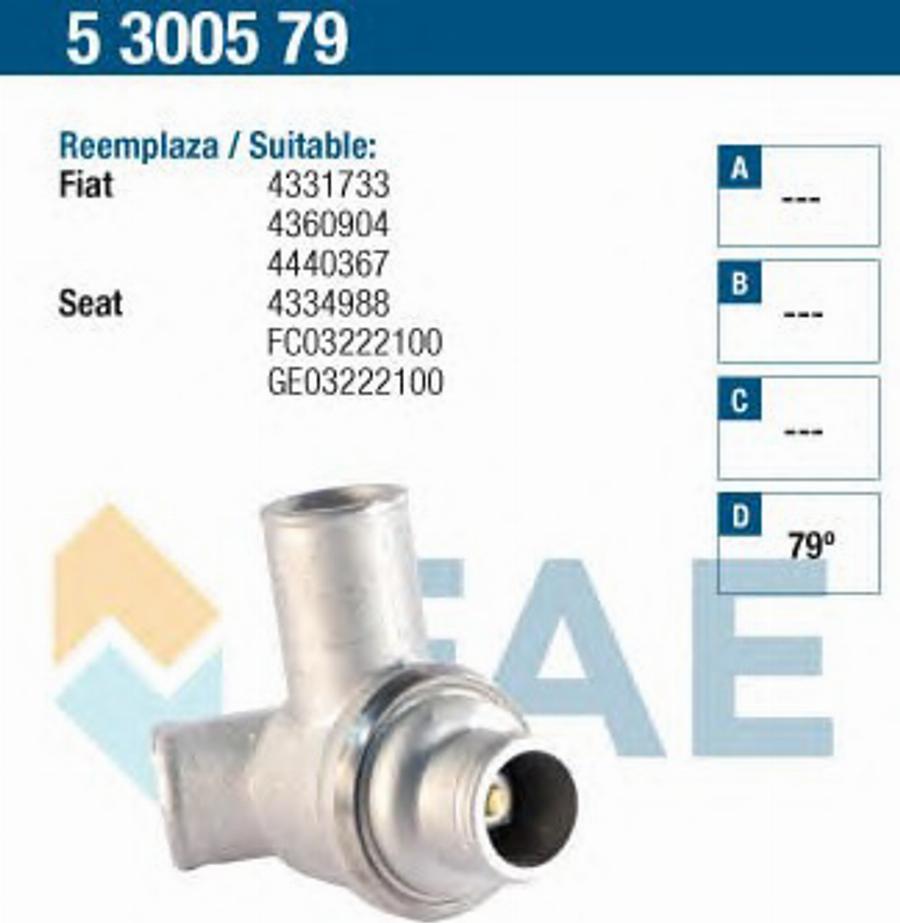 FAE 5300579 - Termostato, Refrigerante autozon.pro