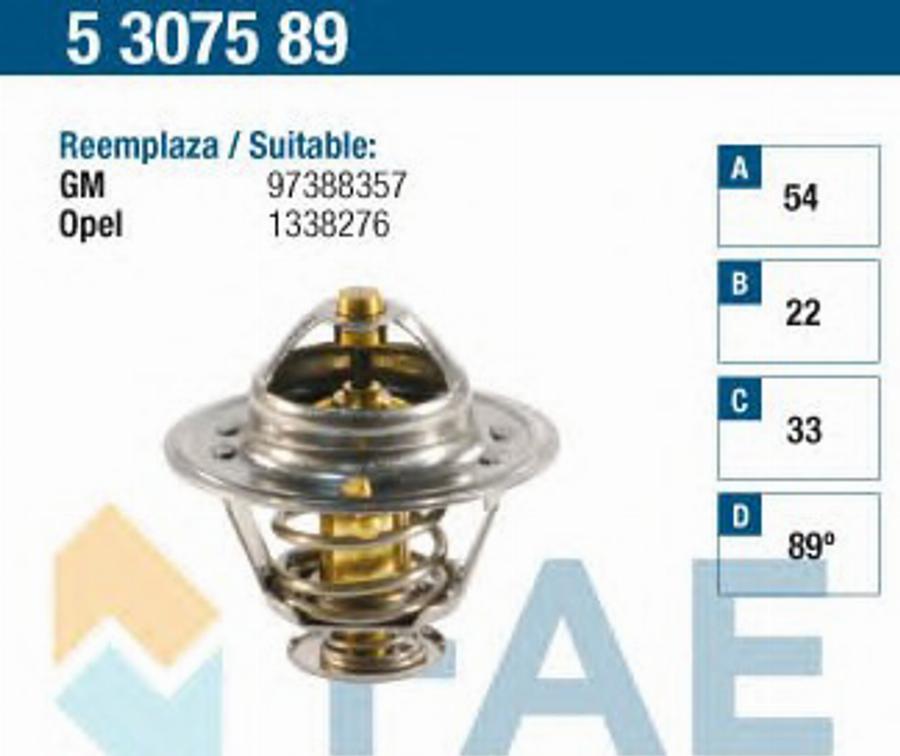 FAE 5307589 - Termostato, Refrigerante autozon.pro