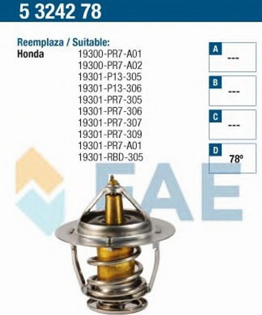 FAE 5324278 - Termostato, Refrigerante autozon.pro