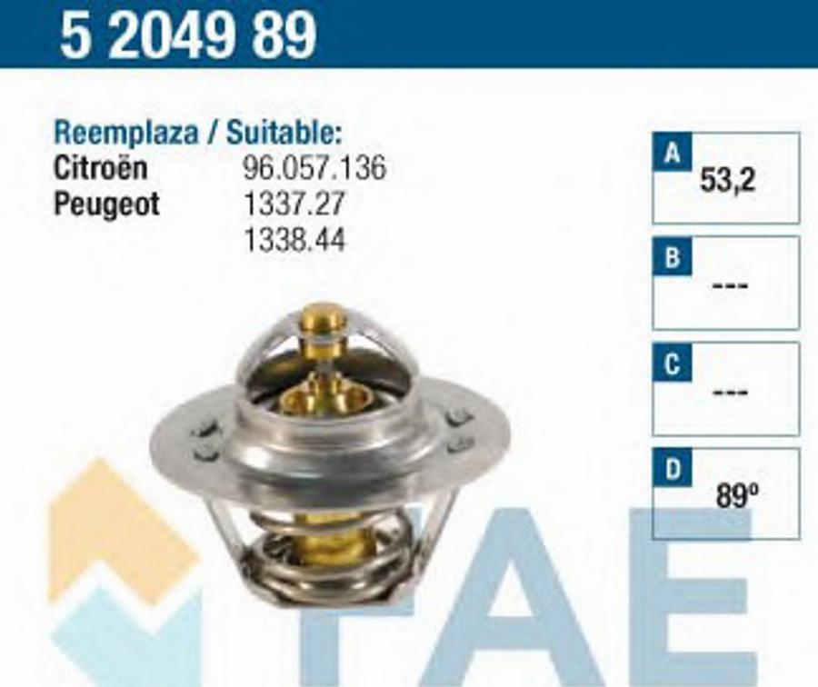 FAE 5204989 - Termostato, Refrigerante autozon.pro