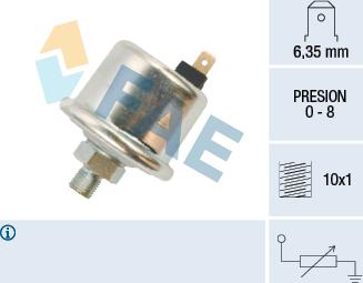 FAE 14500 - Sensore, Pressione olio autozon.pro