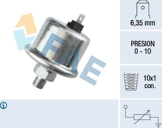 FAE 14610 - Sensore, Pressione olio autozon.pro