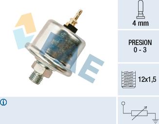 FAE 14730 - Sensore, Pressione olio autozon.pro