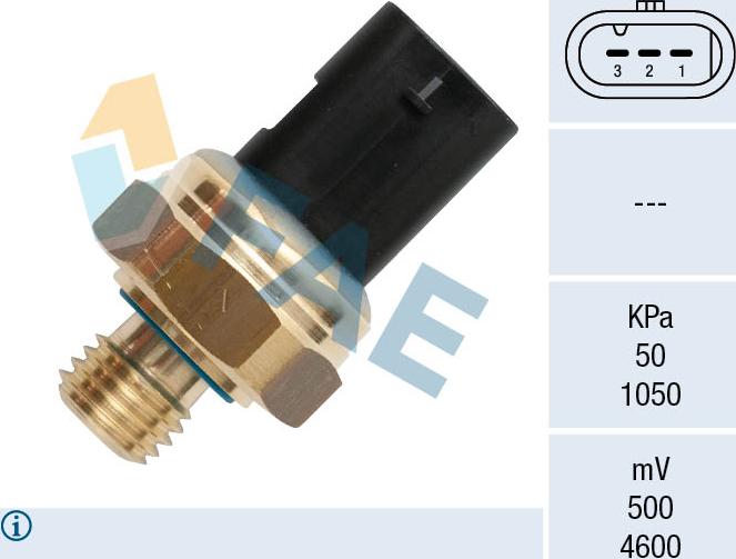 FAE 15610 - Sensore, Pressione olio autozon.pro