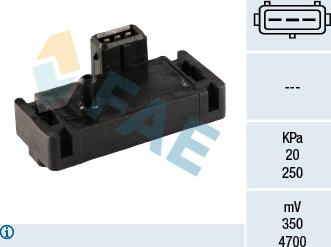 FAE 15003 - Sensore, Pressione collettore d'aspirazione autozon.pro