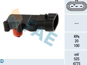 FAE 15013 - Sensore, Pressione collettore d'aspirazione autozon.pro