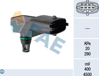 FAE 15181 - Sensore, Pressione collettore d'aspirazione autozon.pro