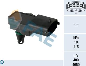 FAE 15172 - Sensore, Pressione collettore d'aspirazione autozon.pro