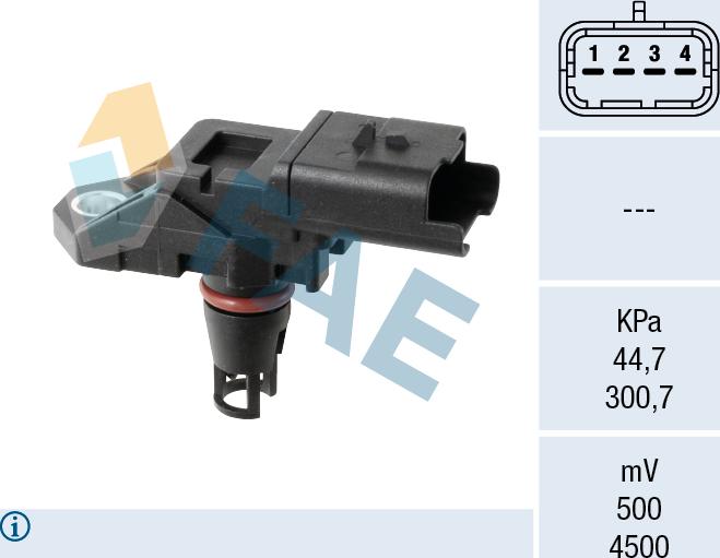 FAE 15281 - Sensore, Pressione collettore d'aspirazione autozon.pro