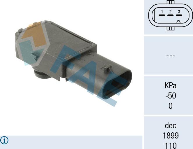 FAE 15273 - Sensore pressione, Servofreno autozon.pro