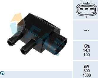 FAE 16149 - Sensore, Pressione gas scarico autozon.pro